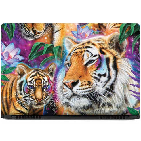 Daydream Galaxy Tigers by Sheena Pike Dell Inspiron Skin